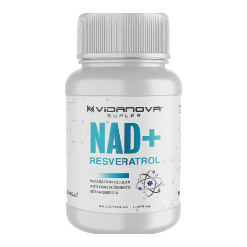 NAD+ RESVERATROL 1000MG 60 CAPS